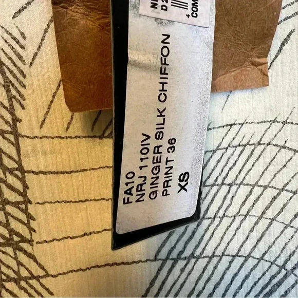 Winter Kate Ginger Silk Chiffon Kimono-Size XS-NWT - Picture 4 of 6